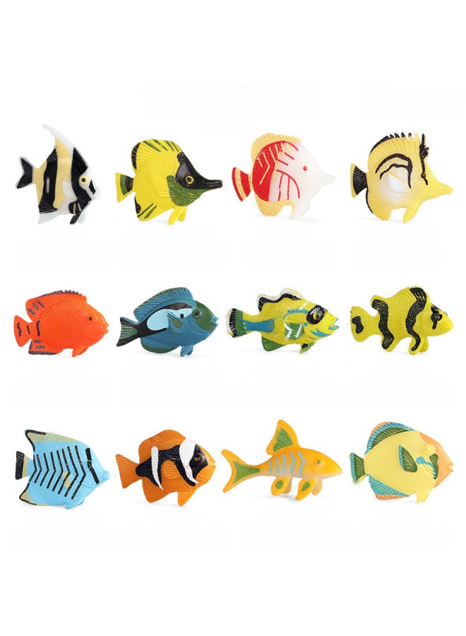 Children's Cognitive Simulation Marine Wildlife Model Dinosaur Toy Birds Insect Sand-table Scene Decoration Ornaments-Color:【New】 KZ Mini 12 Marine Suit - Image 3